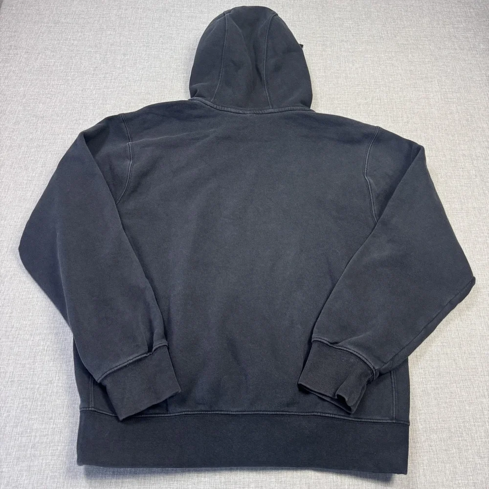 Nike Fleece Hoodie Mens Small Black Pullover‎ Heavyweight Hooded Logo Comfort